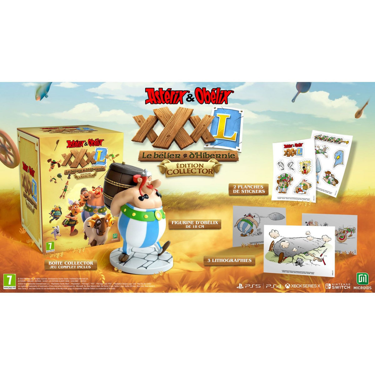 Astérix & Obélix XXXL &ndash; Le Bélier d&rsquo;Hibernie - Collector Edition PS4