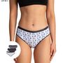 Voir la diapositive 2 : Athena Lot de 3 slips femme Ecopack Mode