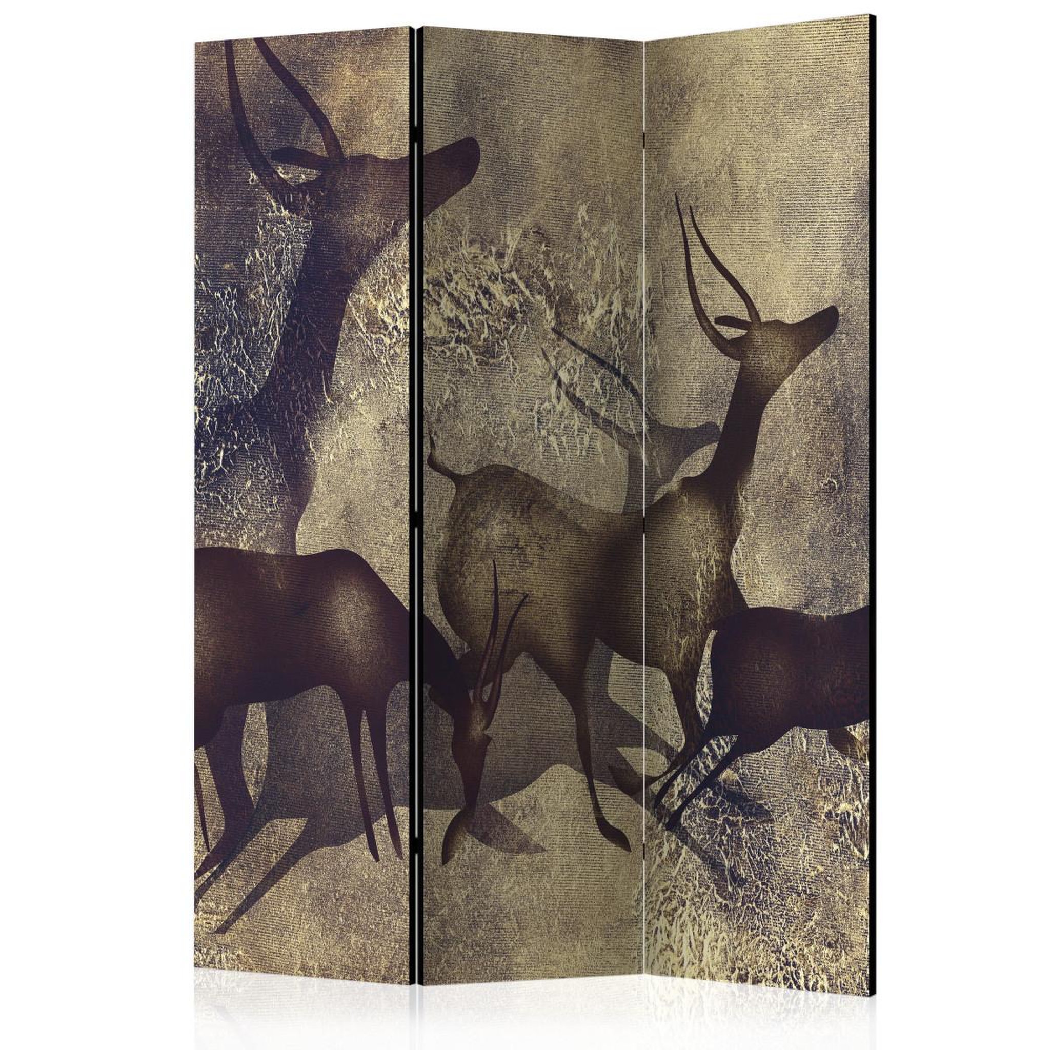 Paris Prix Paravent 3 volets  antelopes  135x172cm