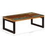 Voir la diapositive 6 : VIDAXL Table basse 100x50x35 cm Bois de recuperation solide et acier