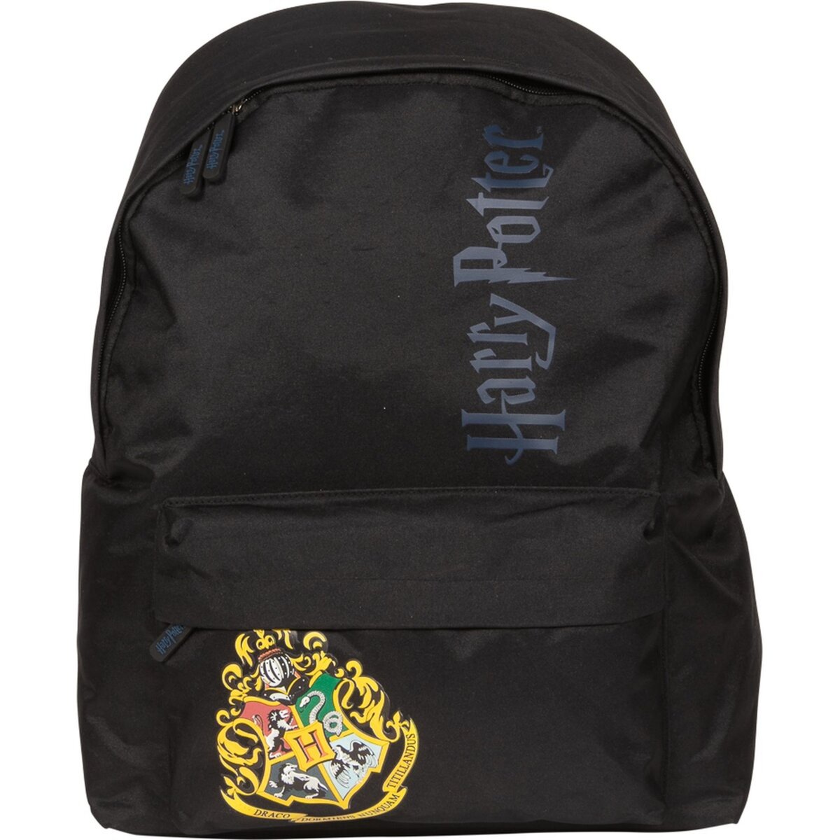 Sac dos 1 compartiment noir HARRY POTTER pas cher Auchan.fr