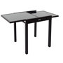Voir la diapositive 2 : Habitat et Jardin Table de jardin aluminium extensible  Porto 8  - Phoenix - Noir