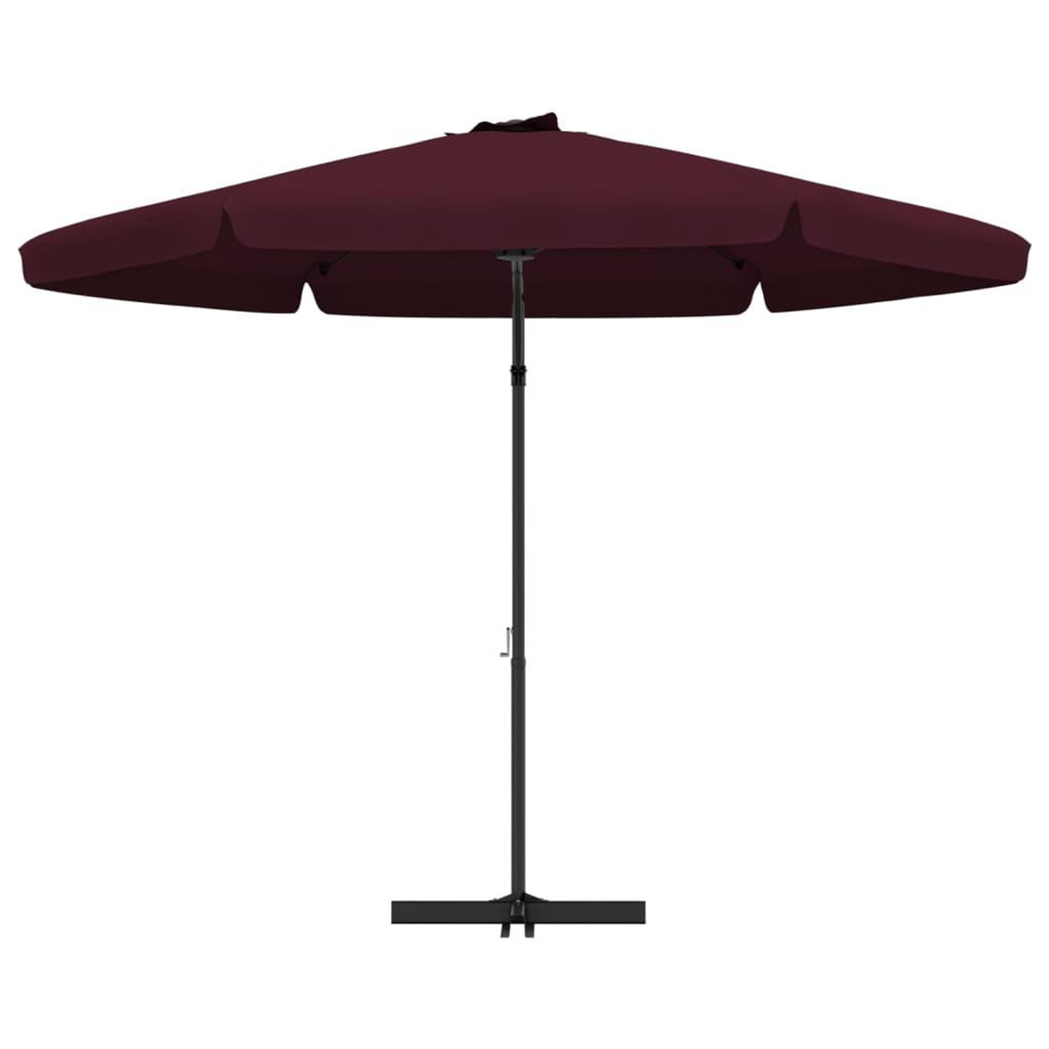 Voir la diapositive 4 : VIDAXL Parasol de jardin avec mat en acier 300 cm Rouge bordeaux