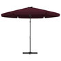 Voir la diapositive 4 : VIDAXL Parasol de jardin avec mat en acier 300 cm Rouge bordeaux