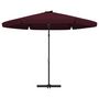 Voir la diapositive 4 : VIDAXL Parasol de jardin avec mat en acier 300 cm Rouge bordeaux