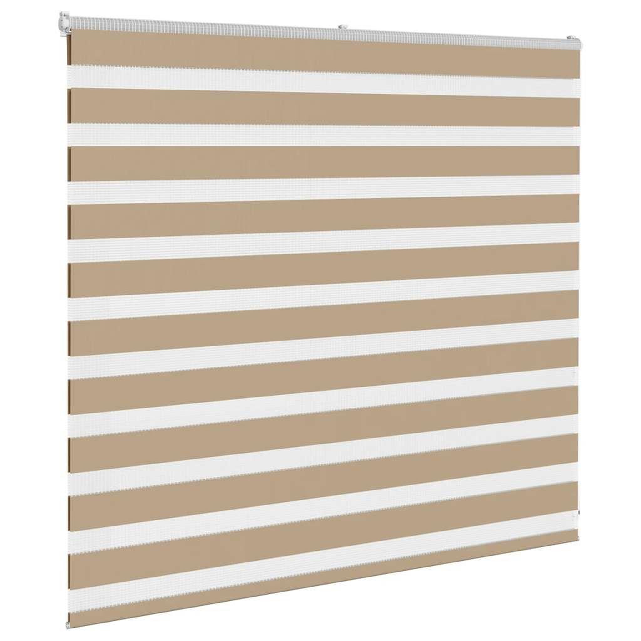 Voir la diapositive 3 : VIDAXL Store zebre marron sable largeur du tissu 155,9 cm polyester