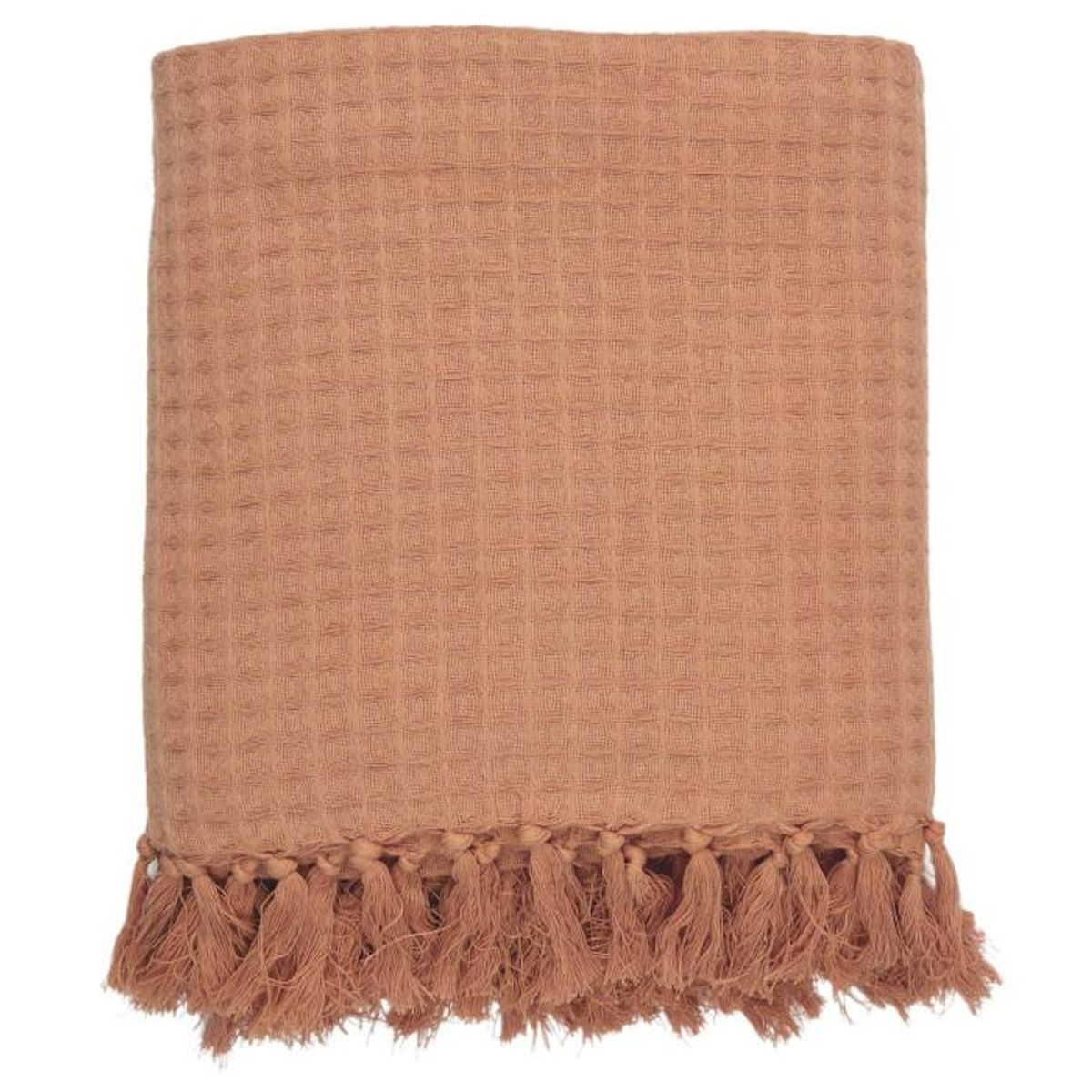 Paris Prix Jeté de Canapé  Gaufré  150x200cm Ocre