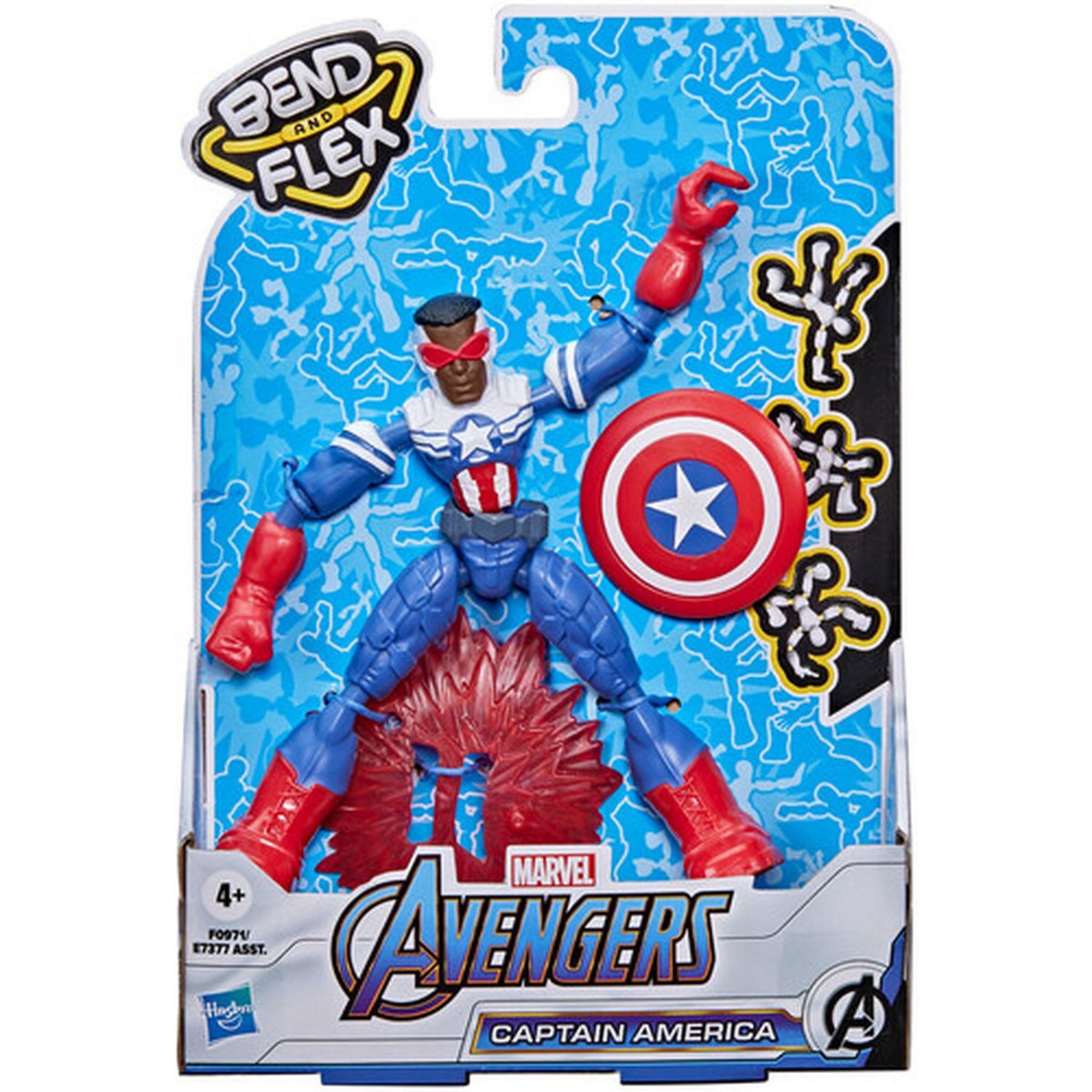 HASBRO Figurines Bend and Flex - Avengers - Falcon