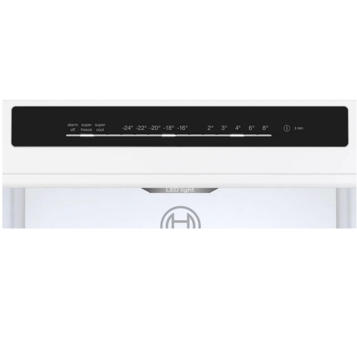 BOSCH Réfrigérateur combiné 60cm 321cm nofrost - KGN362WDF