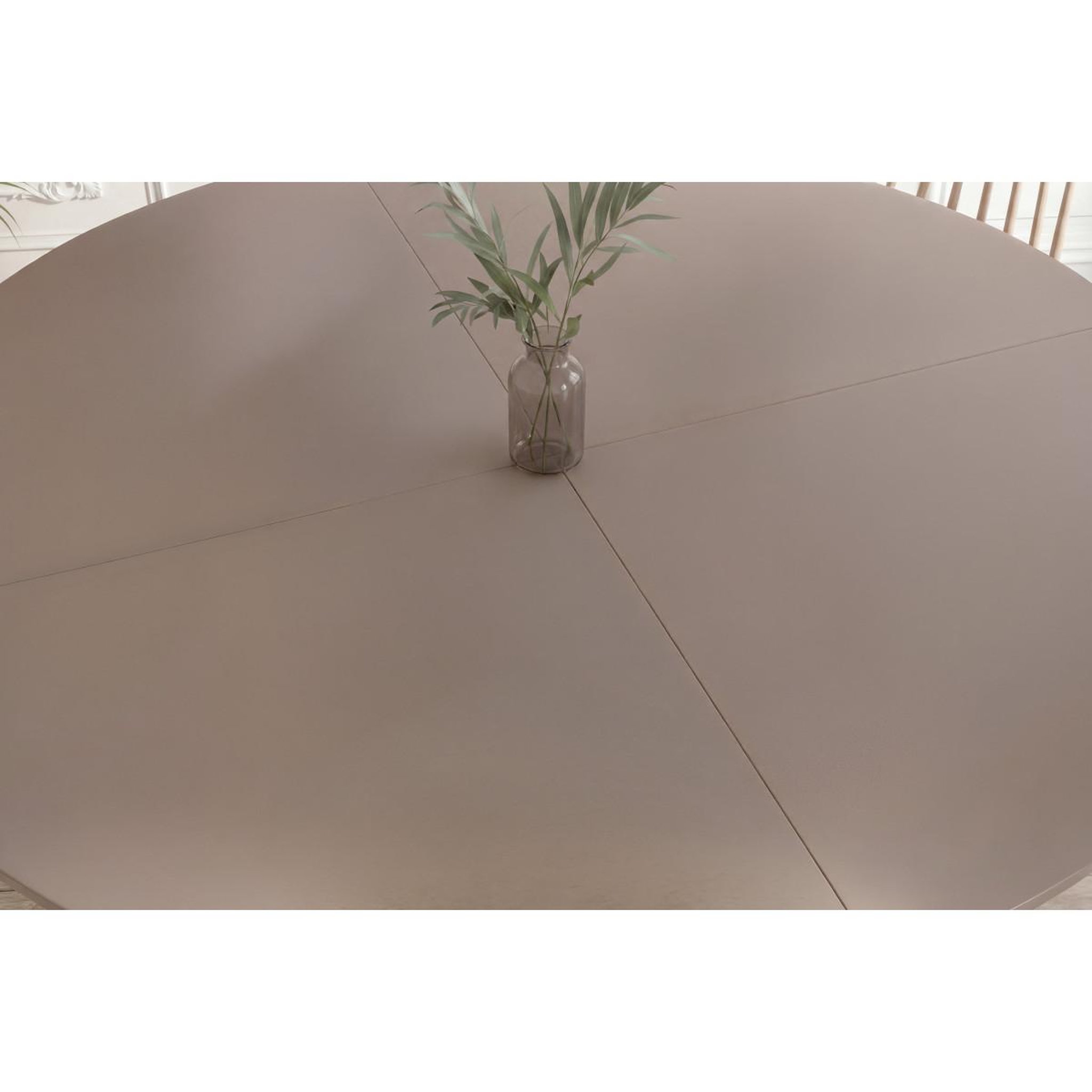 Voir la diapositive 5 : Paris Prix Table à manger ronde  härön  180cm marron