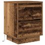 Voir la diapositive 3 : VIDAXL Table de chevet avec lumieres LED vieux bois 38x34x50 cm