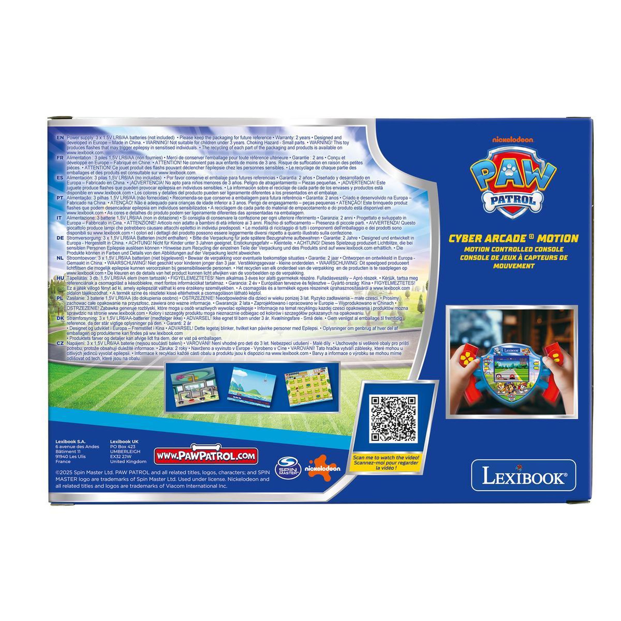 Voir la diapositive 4 : Lexibook Console Portable Pat Patrouille avec contrôle gestuel