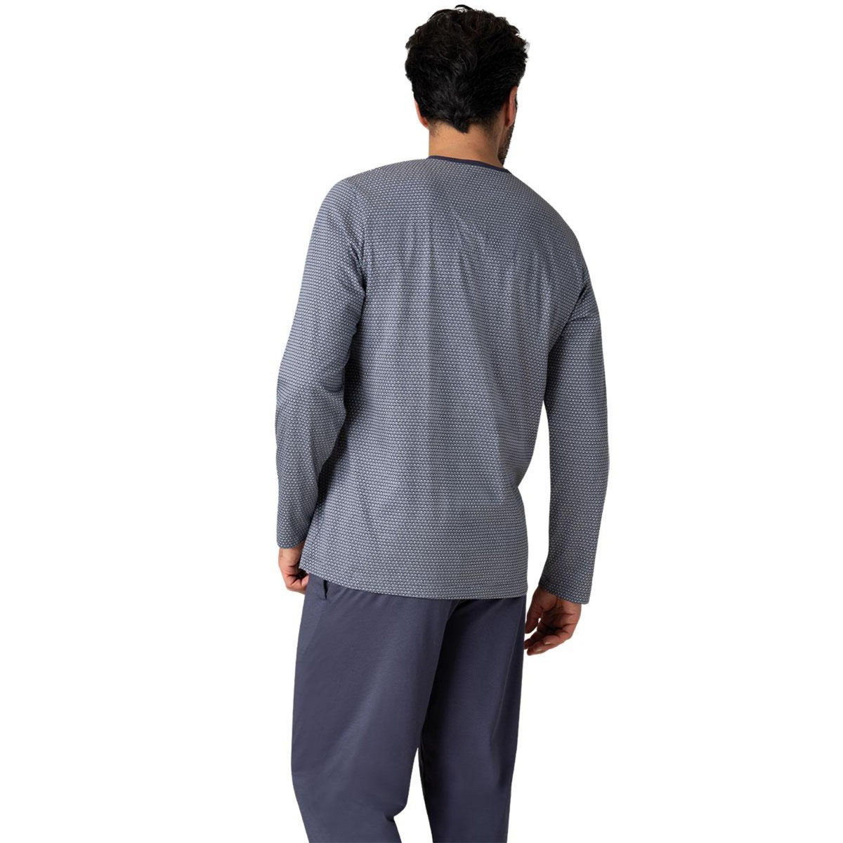 Eminence Pyjama long col V homme Mercerisé