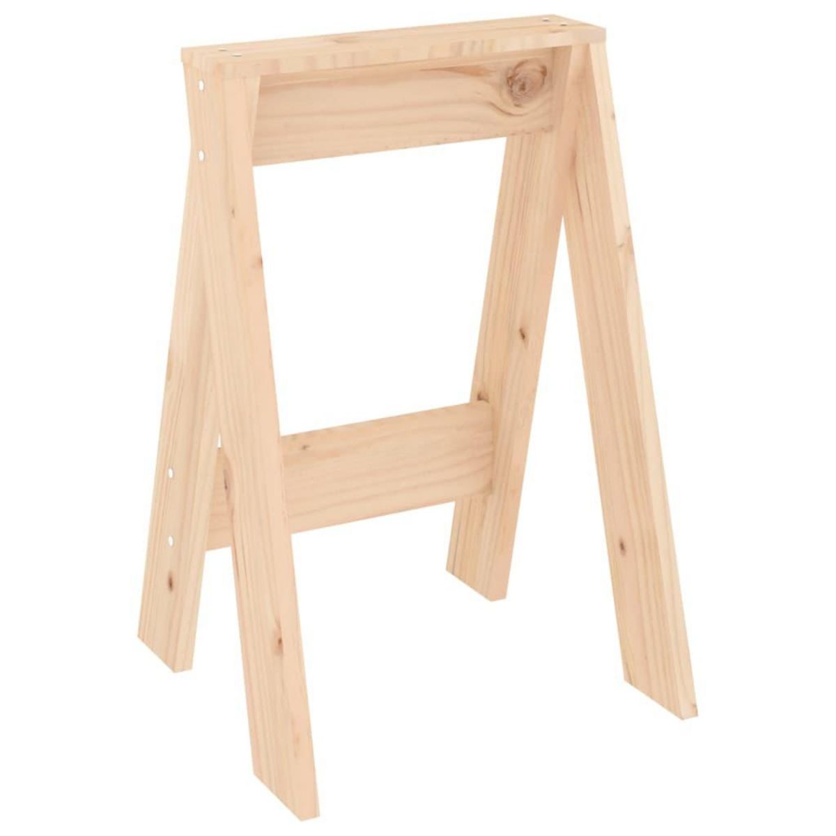 VIDAXL Tabourets lot de 2 40x40x60 cm bois massif de pin