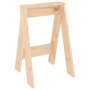 Voir la diapositive 5 : VIDAXL Tabourets lot de 2 40x40x60 cm bois massif de pin