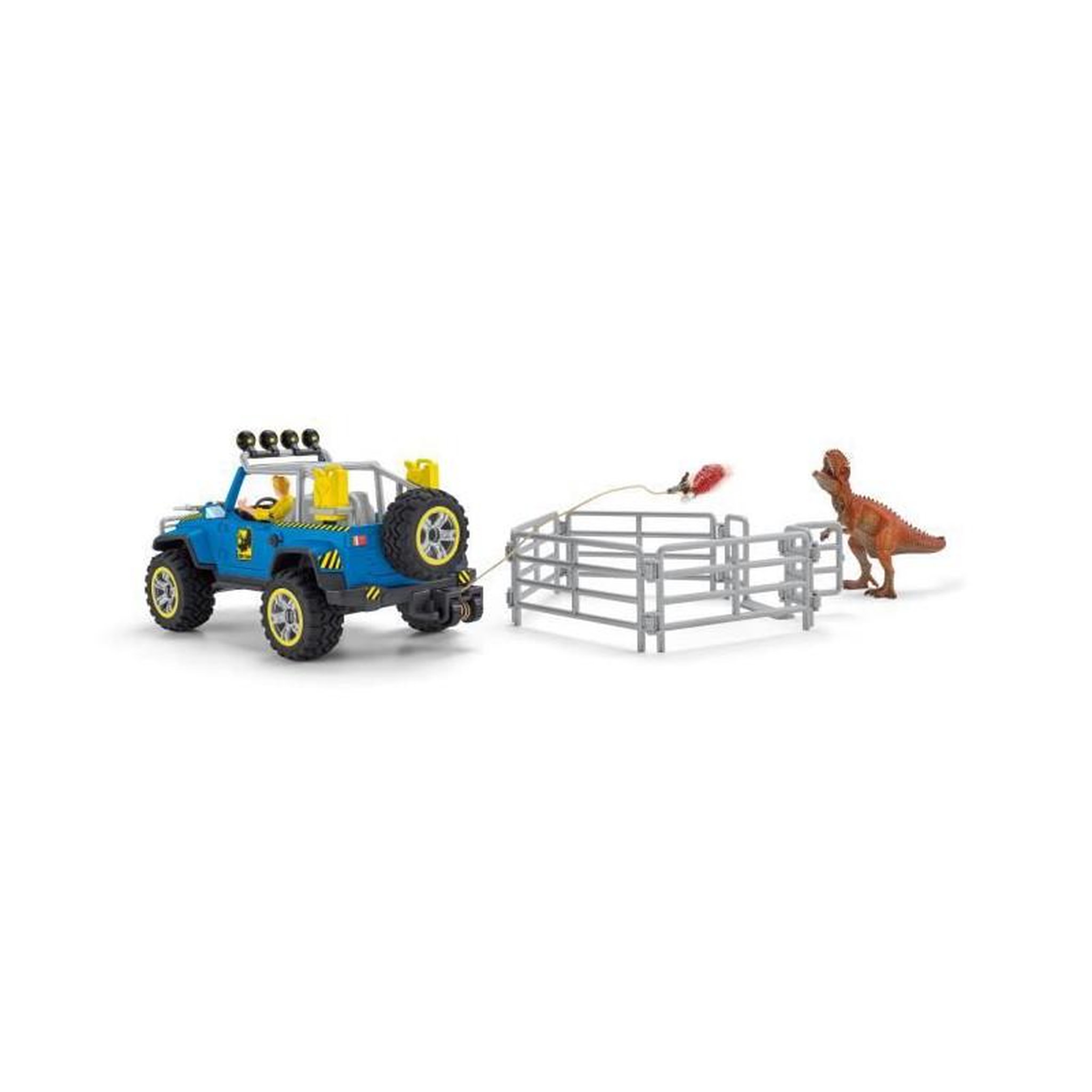 Voir la diapositive 3 : Schleich Schleich - Voiture tout-terrain avec avant-poste Dino - 41464