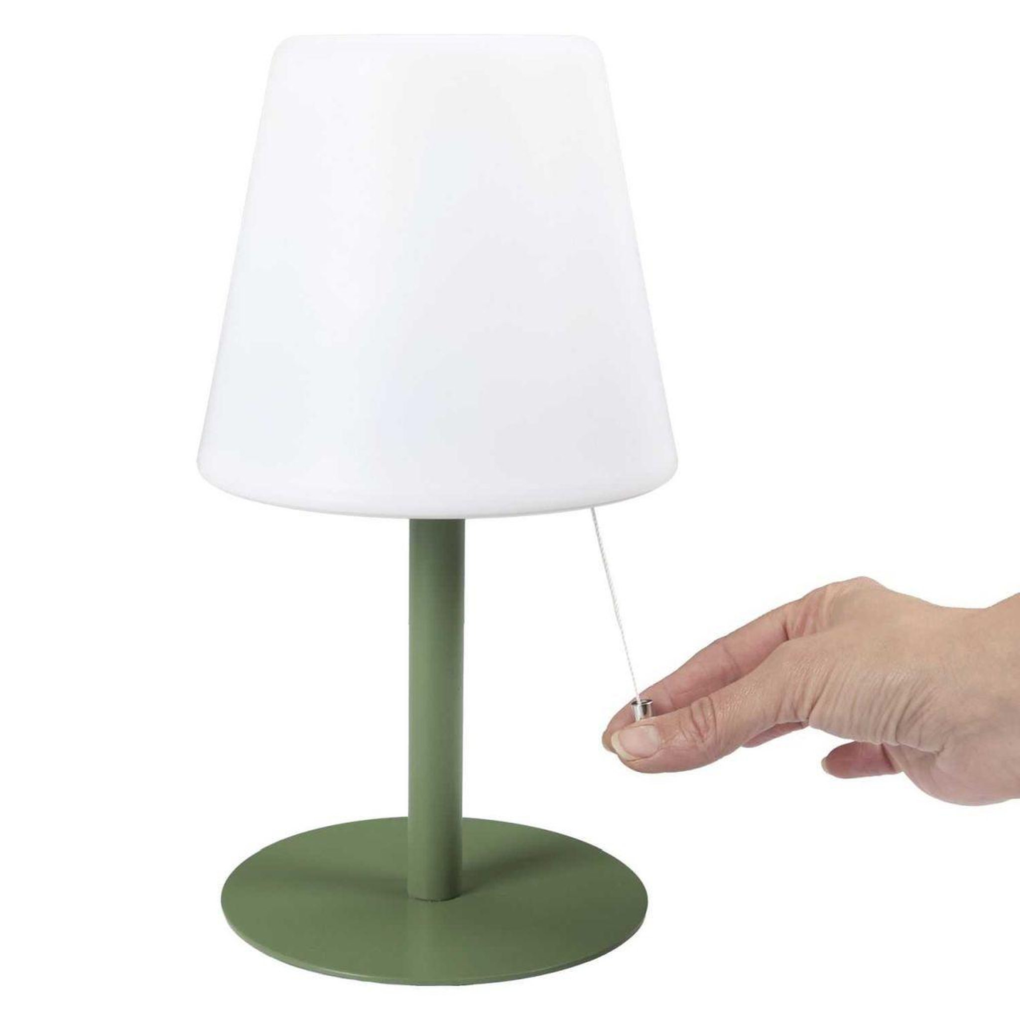 Voir la diapositive 3 : The Home Deco Factory Lampe à poser intérieur & extérieur  led  30cm vert