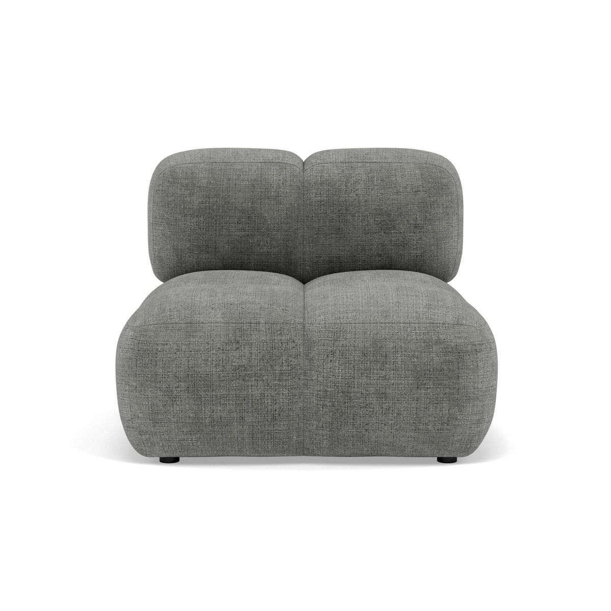 LISA DESIGN Grace - module d'assise en velours texturé