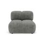 Voir la diapositive 6 : LISA DESIGN Grace - module d'assise sans accoudoir en velours texturé