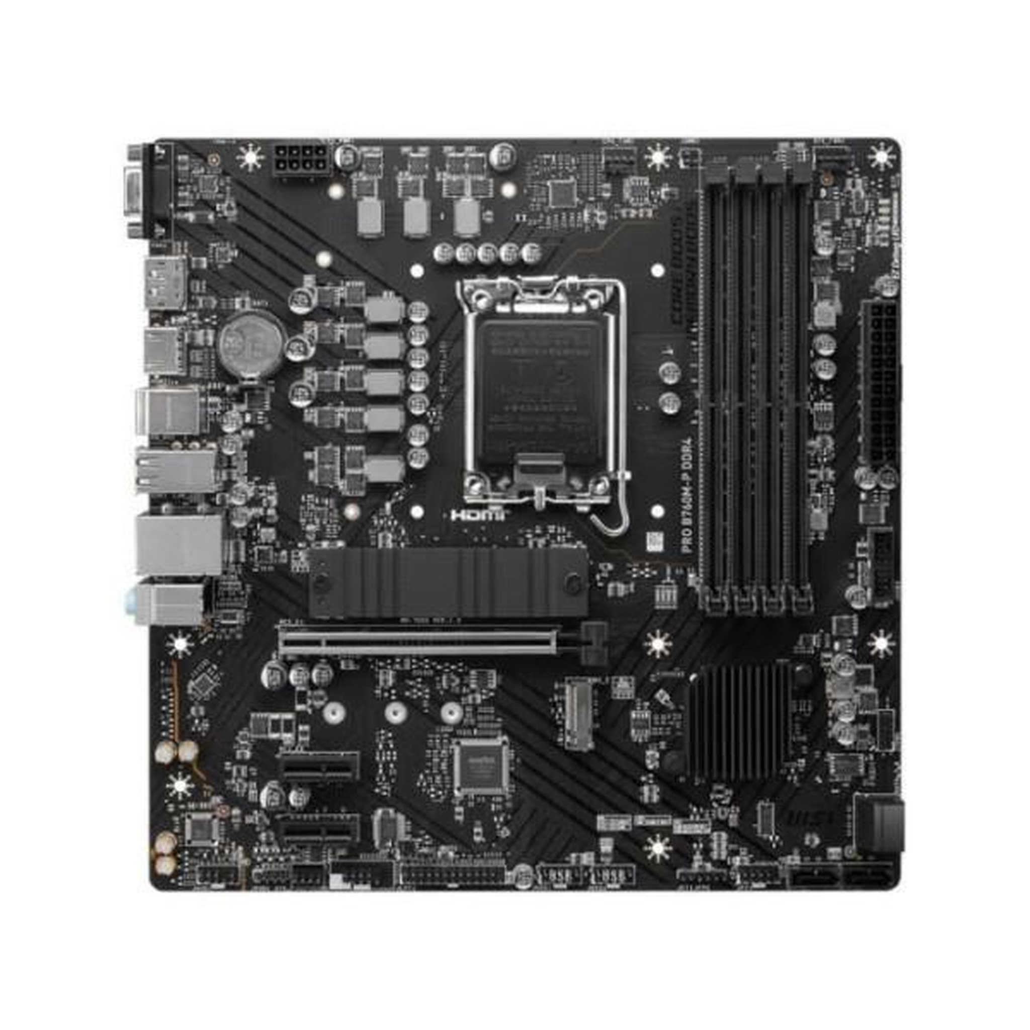 Voir la diapositive 3 : MSI Carte Mere - MSI - PRO B760M-P - Socket LGA1700 - DDR5 - Wi-Fi 6E