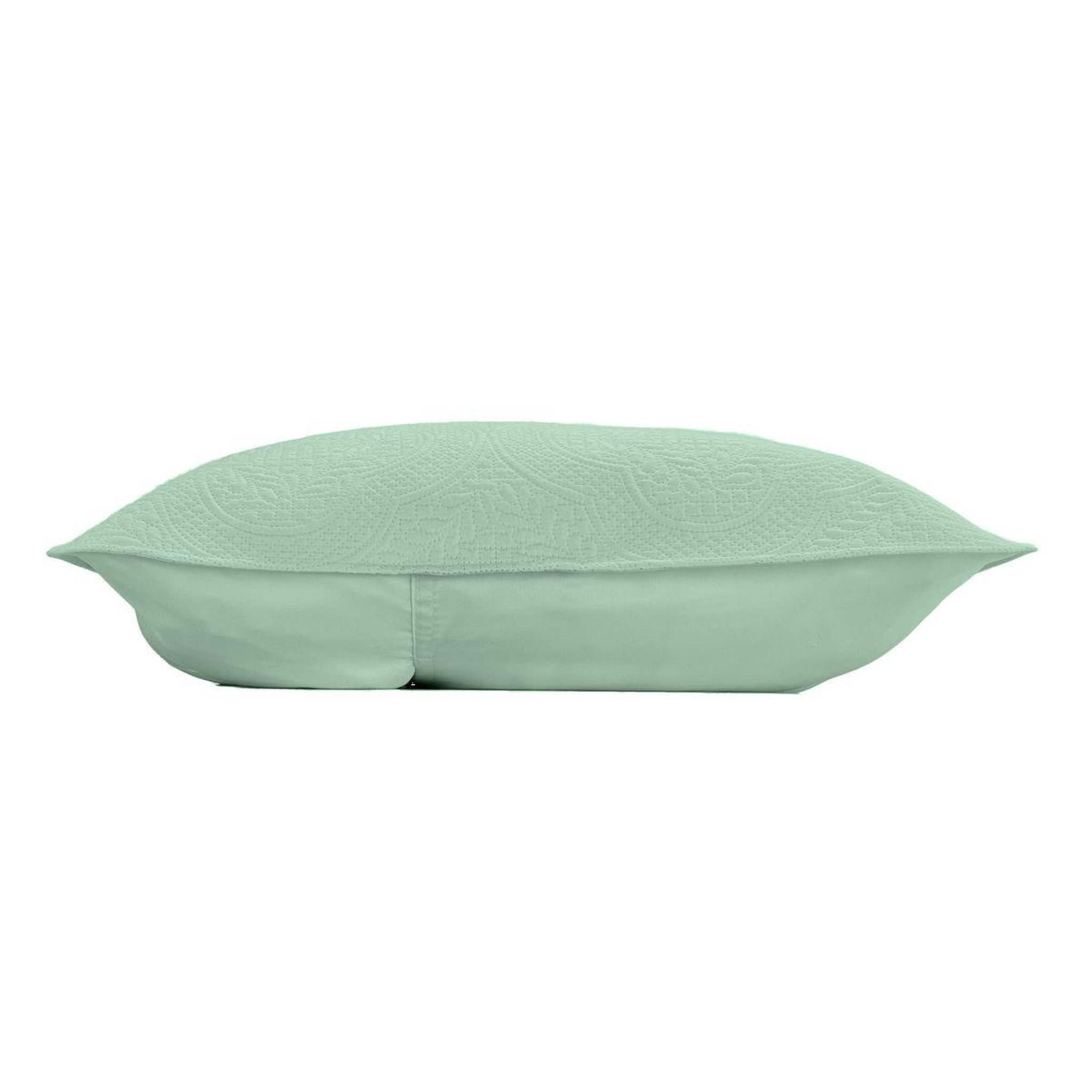 Voir la diapositive 4 : Douceur d'Intérieur Couvre-lit & 2 housses de coussin  romane  220x240cm sauge