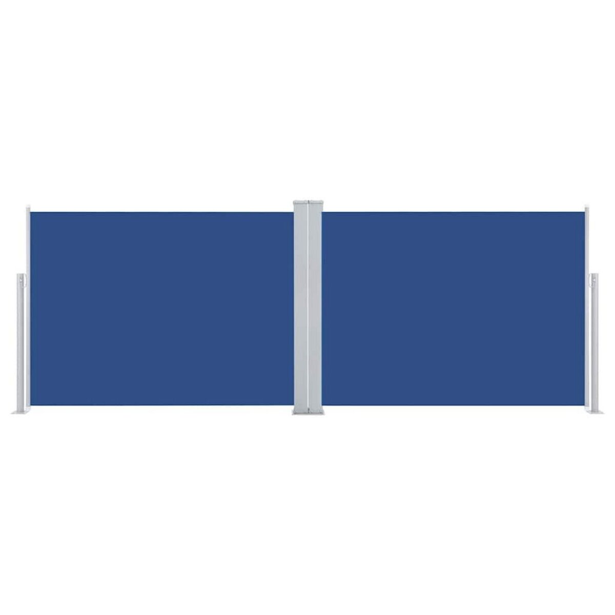 VIDAXL Auvent lateral retractable Bleu 120 x 1000 cm