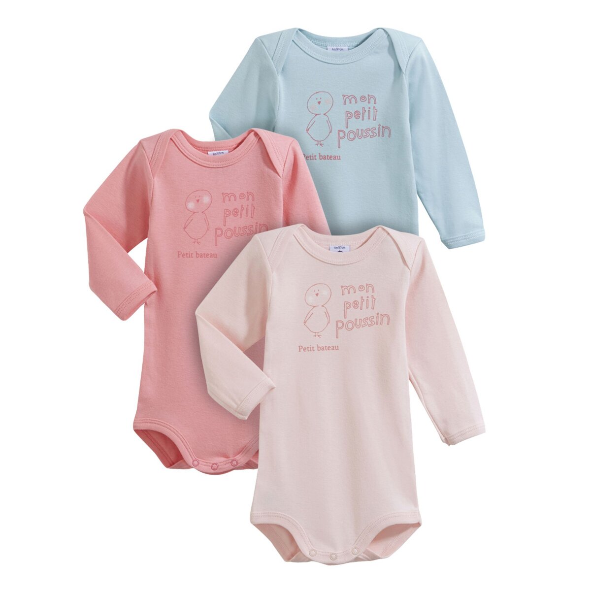 Lot de 3 bodies best sale petit bateau