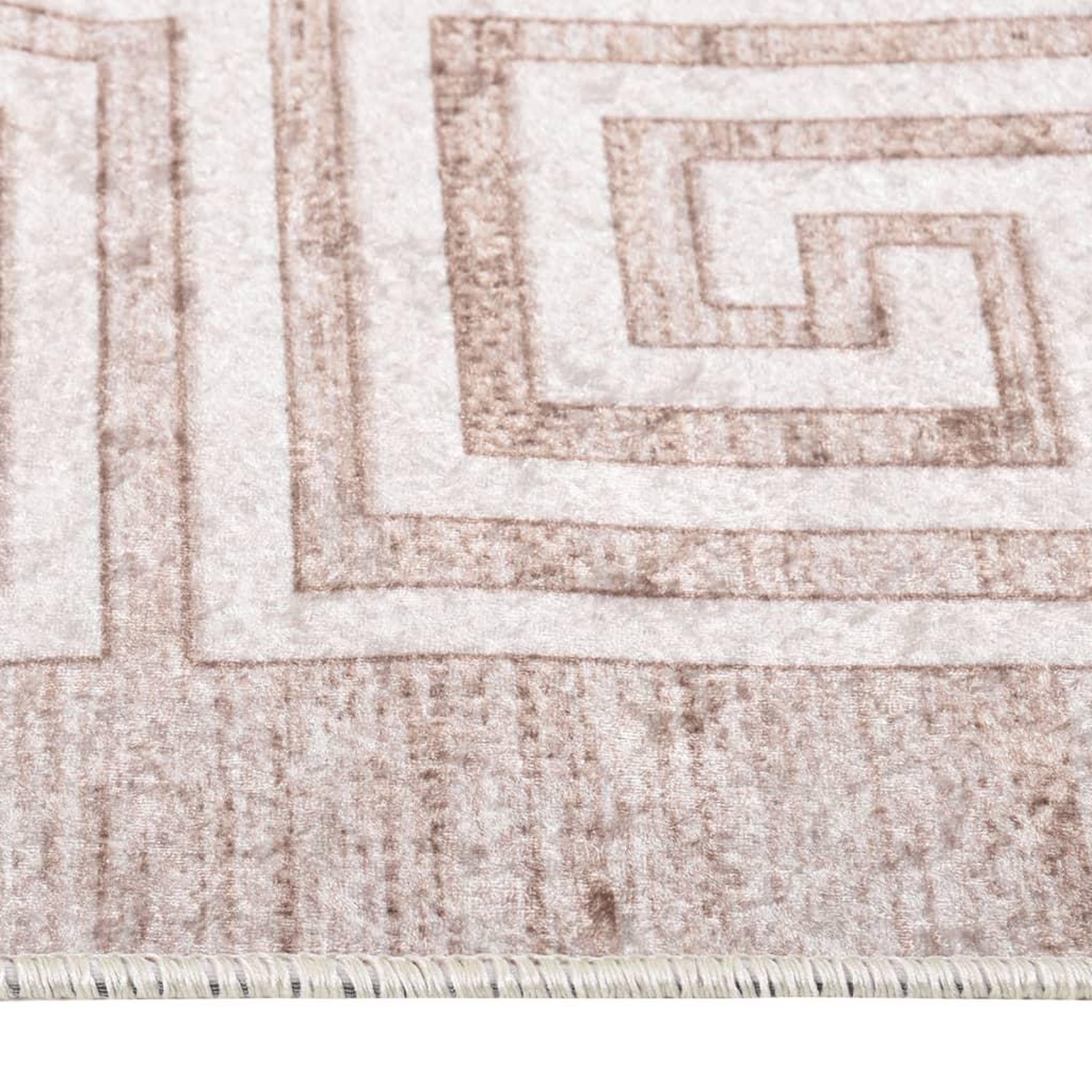 Voir la diapositive 2 : VIDAXL Tapis lavable antiderapant 80x150 cm Beige