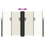Voir la diapositive 5 : VIDAXL Auvent lateral retractable creme 140x600 cm