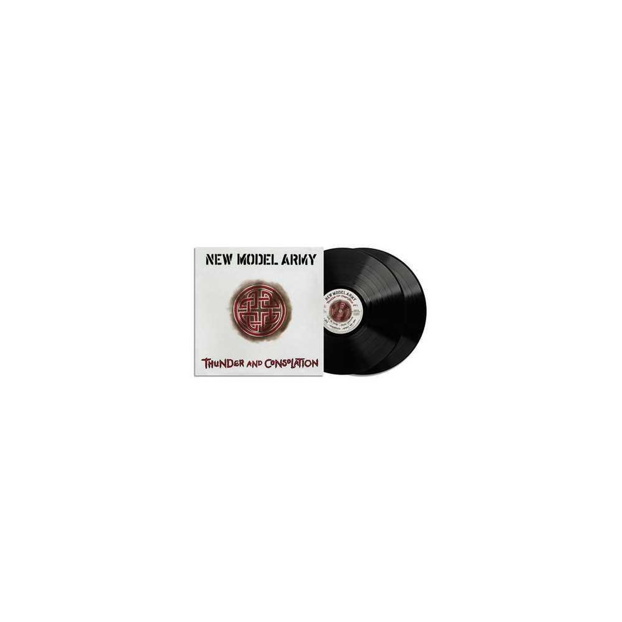 Vinyle lp 2 disques édition limitée deluxe new model army thunder and consolation 33t, noir brillant