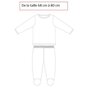 Voir la diapositive 3 : INEXTENSO Pyjama velours bébé fille