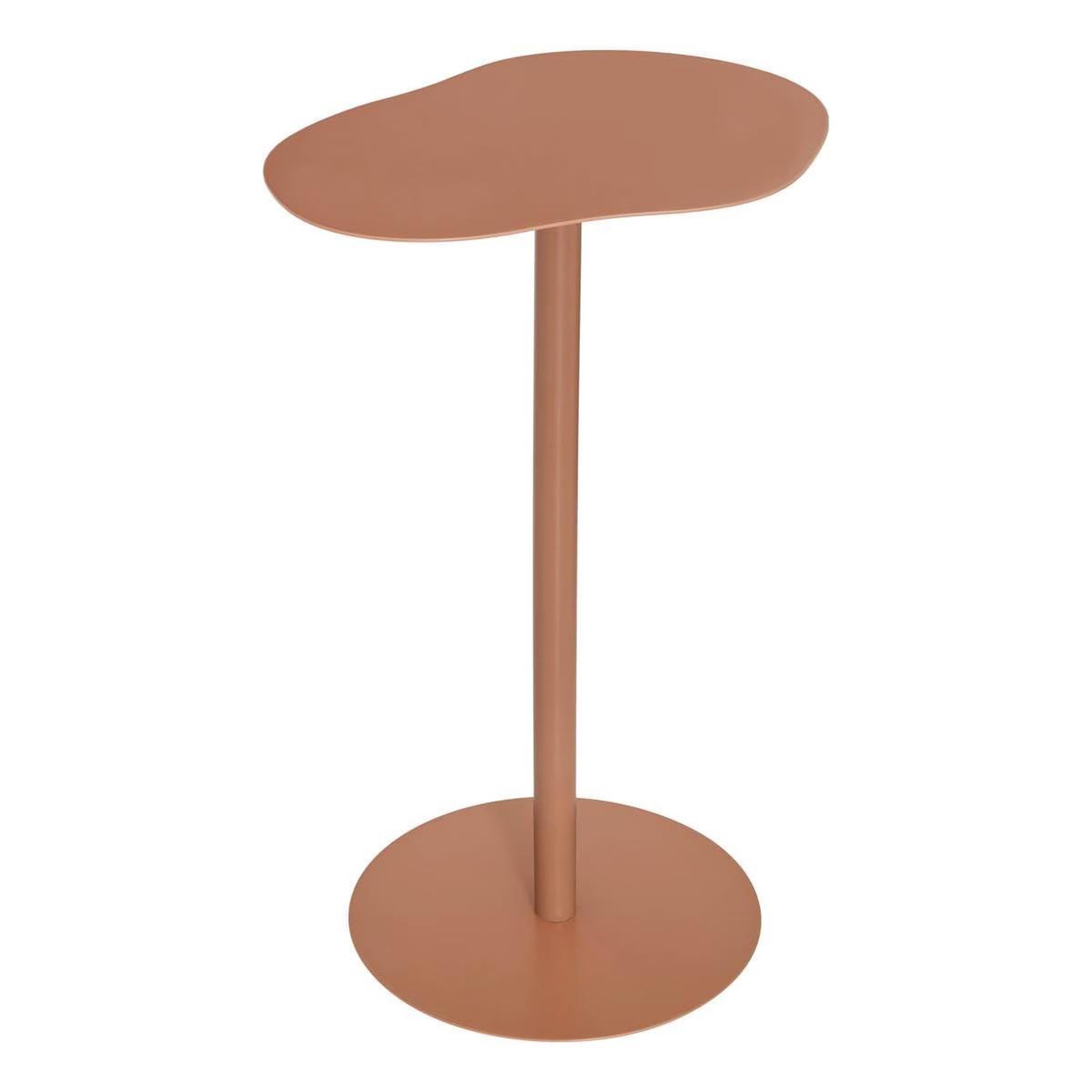 ATMOSPHERA Table d'appoint en métal  sora  50cm terracotta