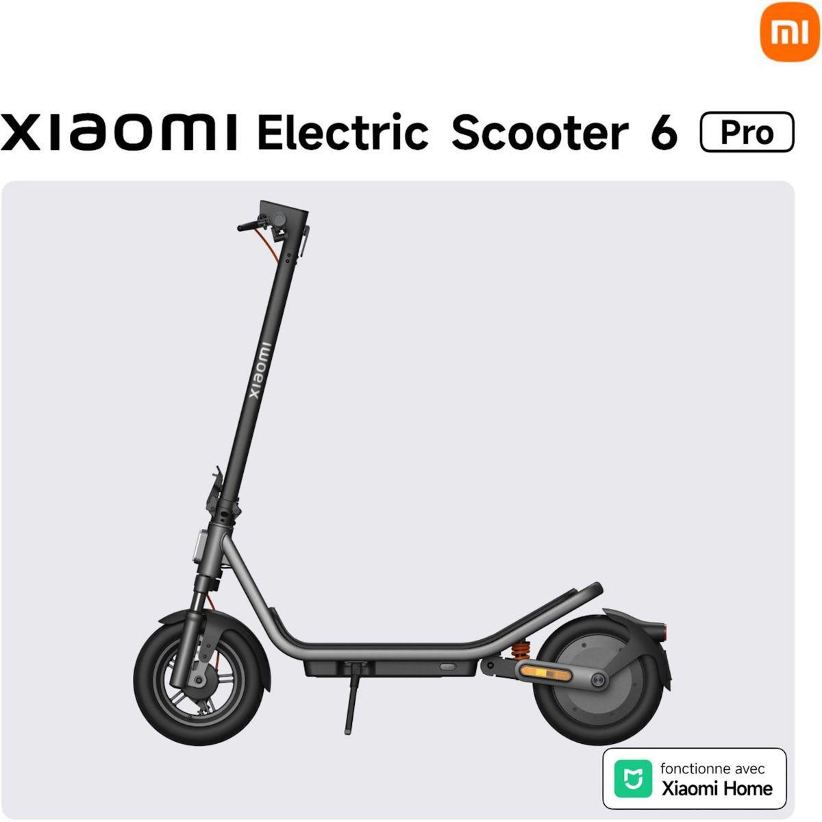 XIAOMI Trottinette électrique Electric Scooter 6 Pro Noir