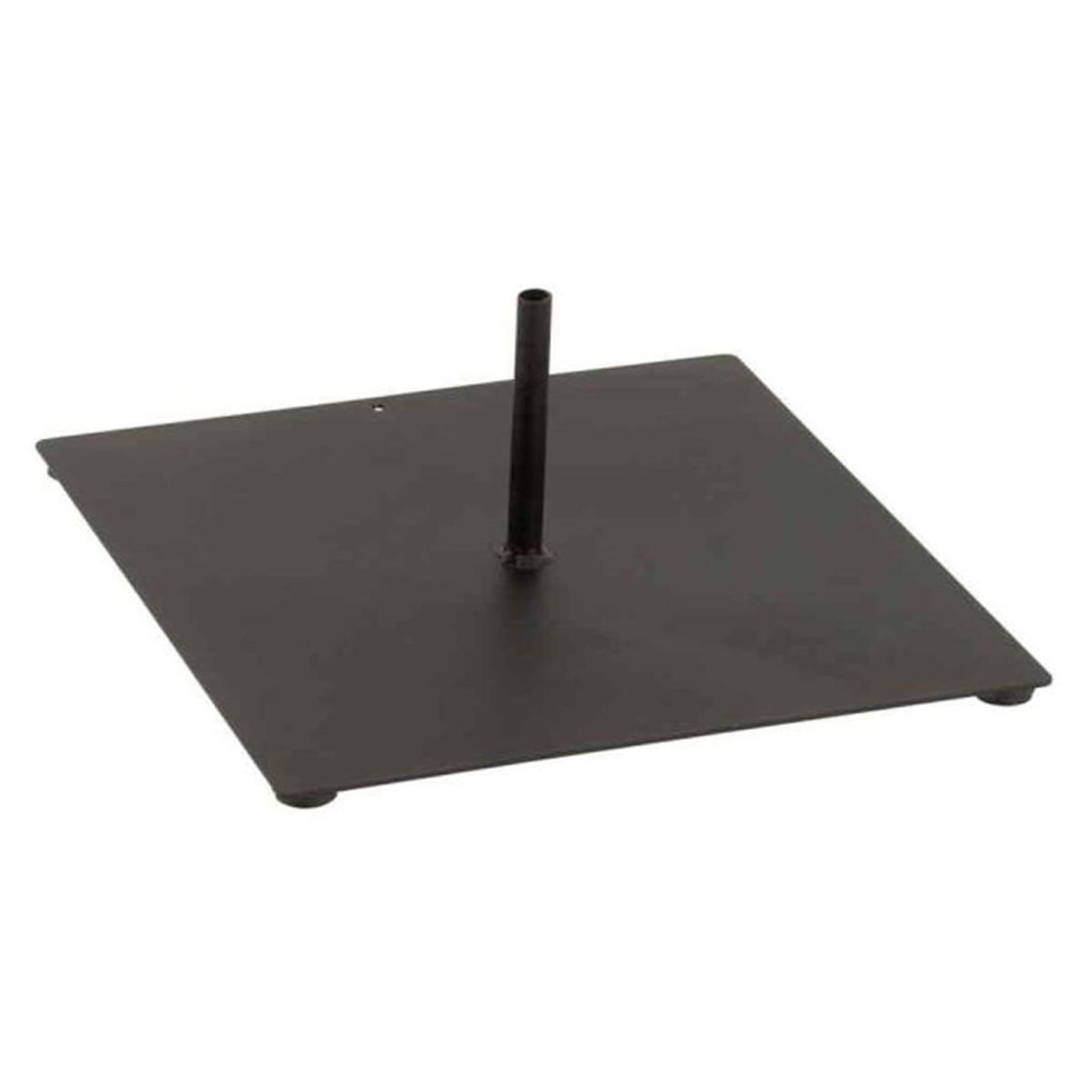 J-LINE Pied pour Parasol en Métal  Shiva  30cm Noir