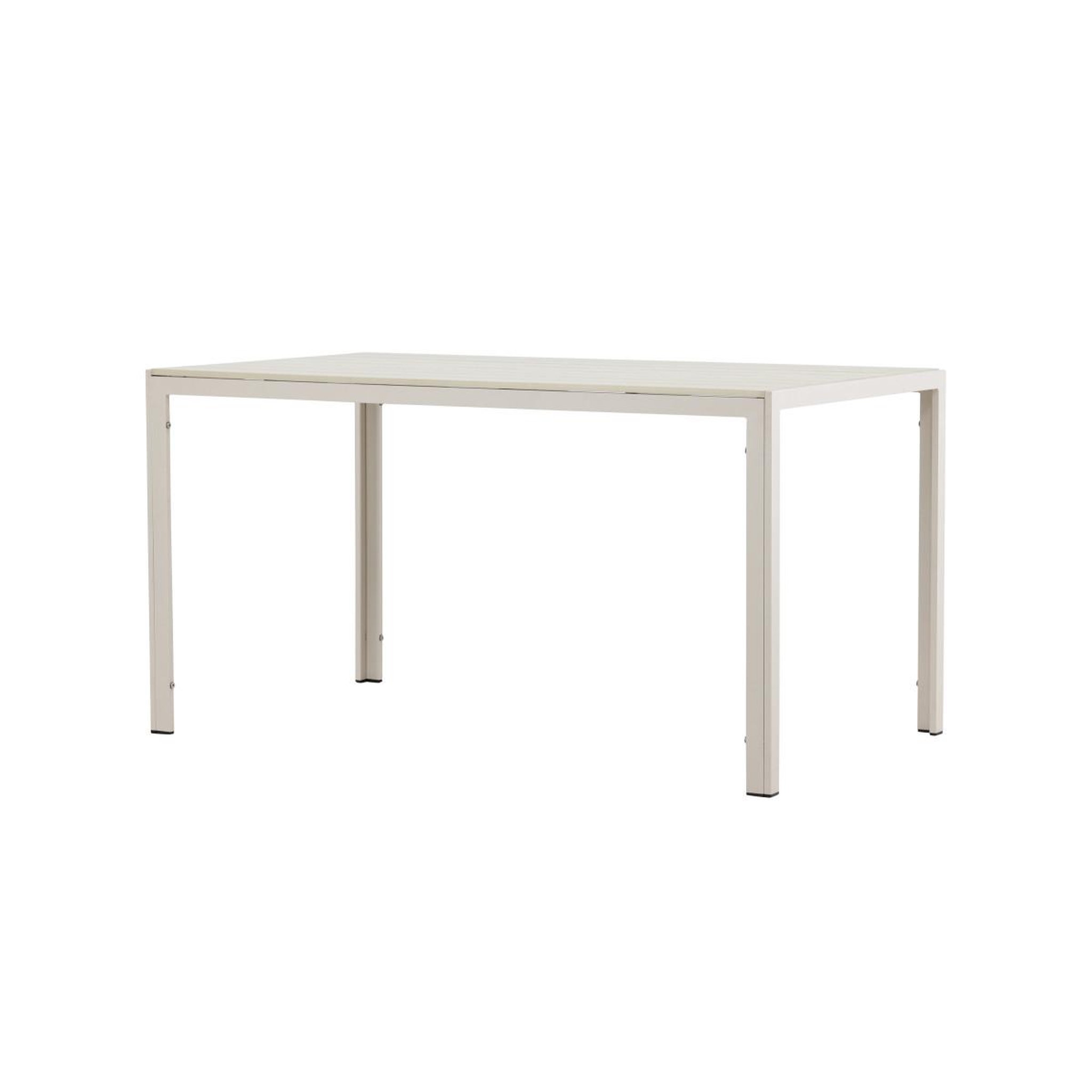 Voir la diapositive 5 : Paris Prix Table de jardin  mirko  140cm beige