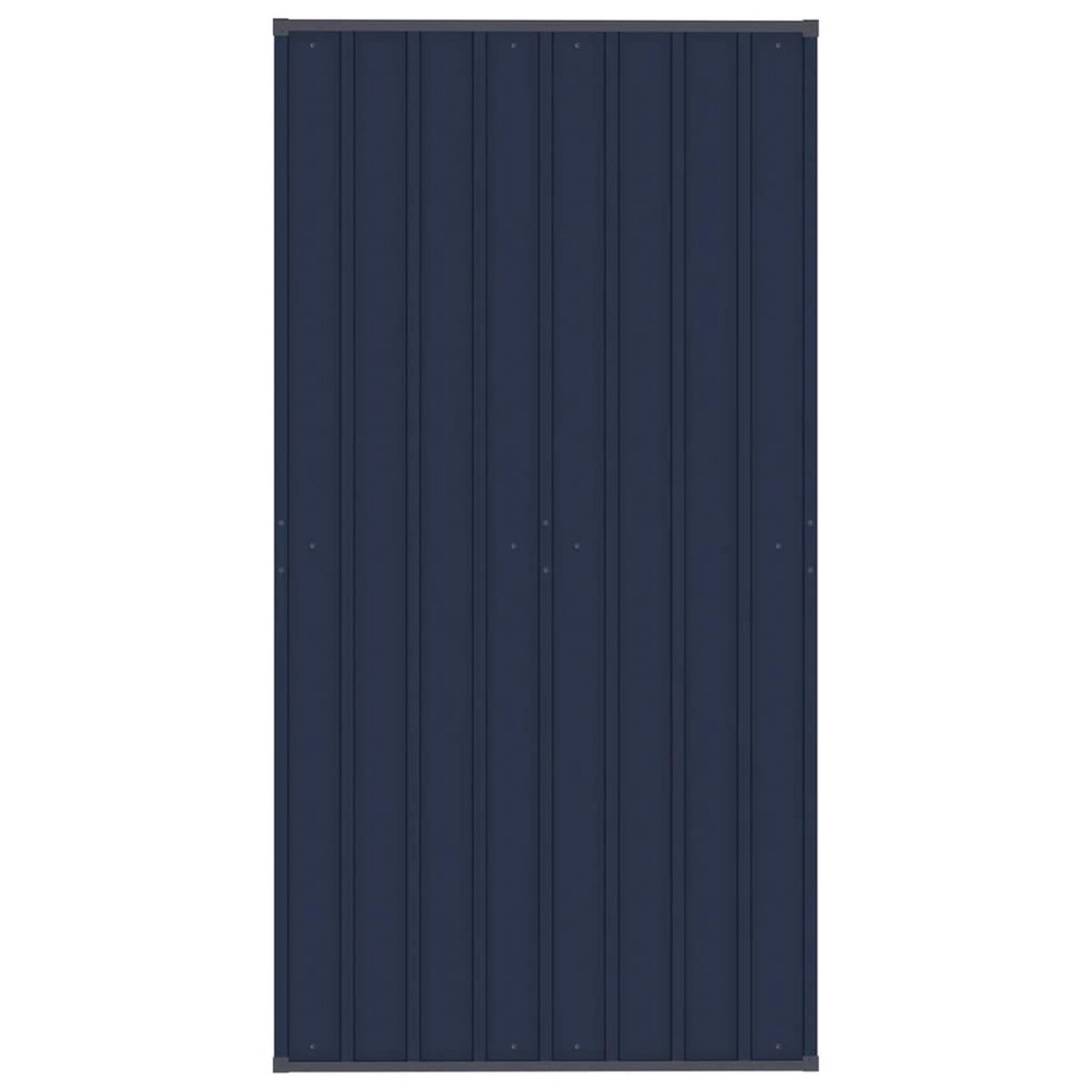 VIDAXL Chenil d'exterieur avec toit pour chiens Acier 1,84 m²