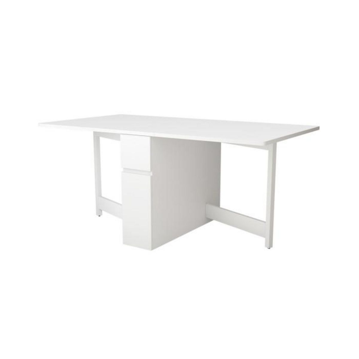 Paris Prix Table Console Pliante  Kungla  170cm Bouleau Blanc
