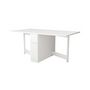 Voir la diapositive 2 : Paris Prix Table Console Pliante  Kungla  170cm Bouleau Blanc