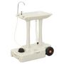 Voir la diapositive 4 : VIDAXL Ensemble de toilette support de lavage des mains reservoir eau