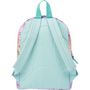 Voir la diapositive 6 : Milky Kiss Sac maternelle bleu et rose avec pochette avant motifs licornes