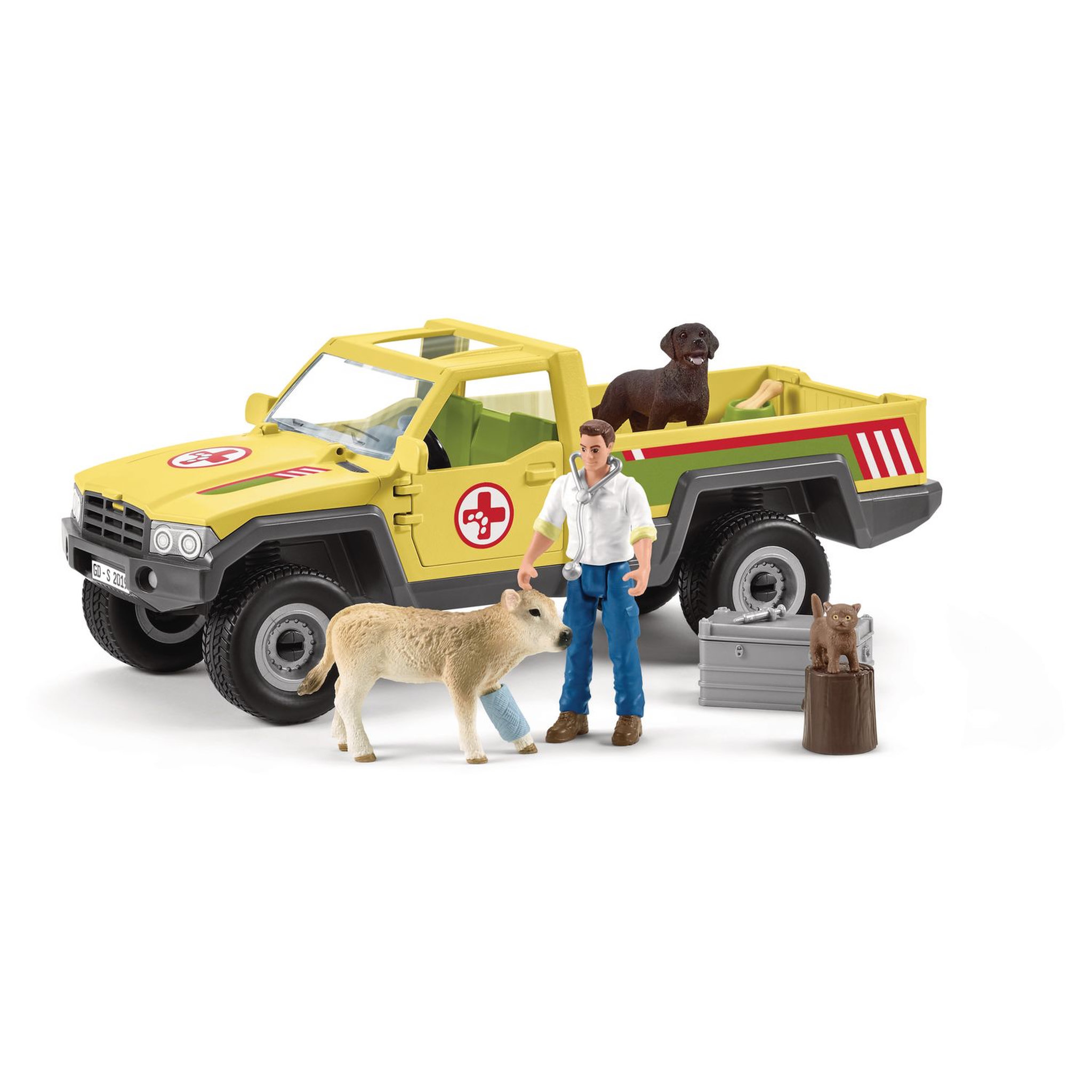 Schleich Visite du vétérinaire à la ferme Farm world