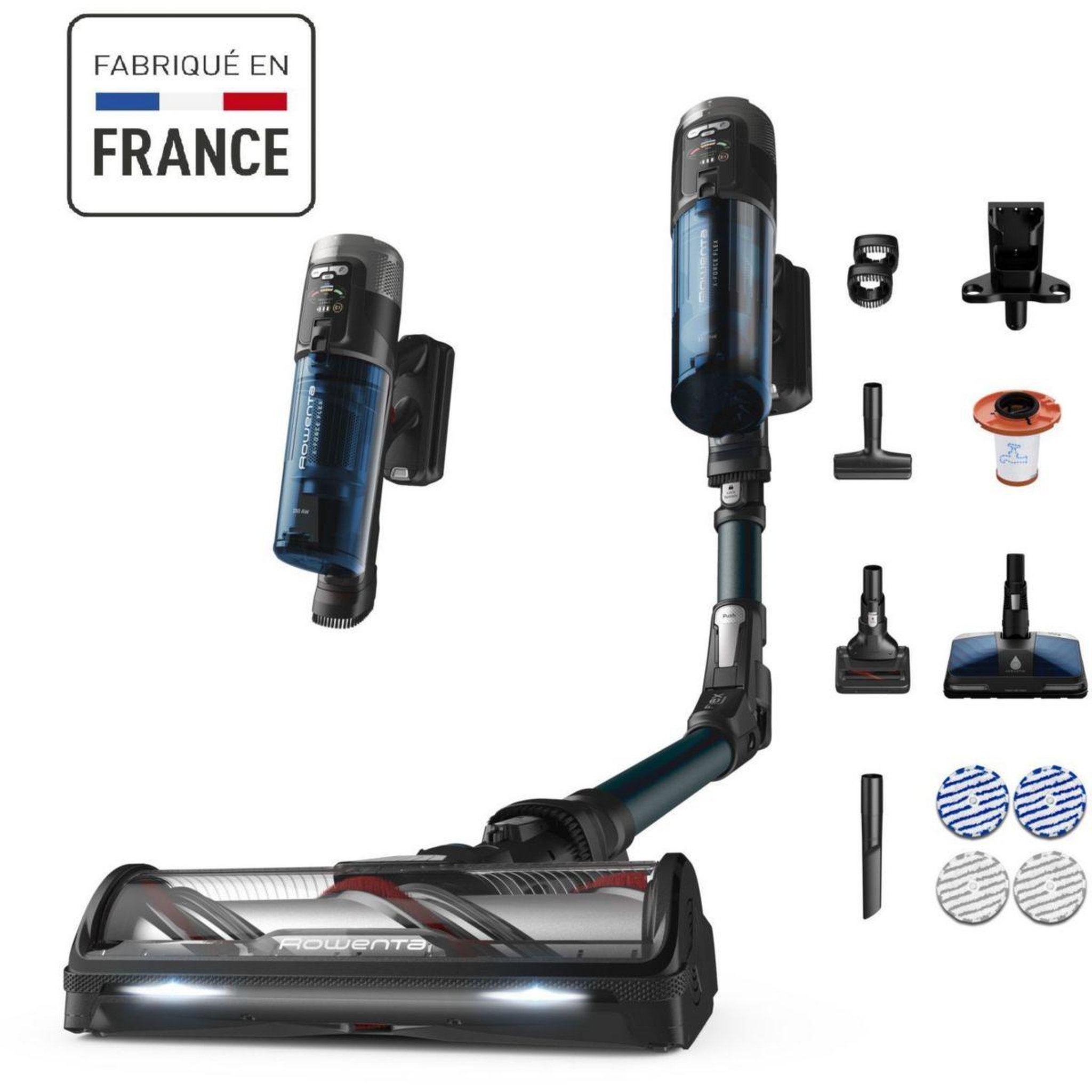 Voir la diapositive 2 : ROWENTA Aspirateur balai X Force Flex 13.60 Animal aerospin