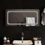 Voir la diapositive 3 : VIDAXL Miroir de salle de bain a LED 80x40 cm