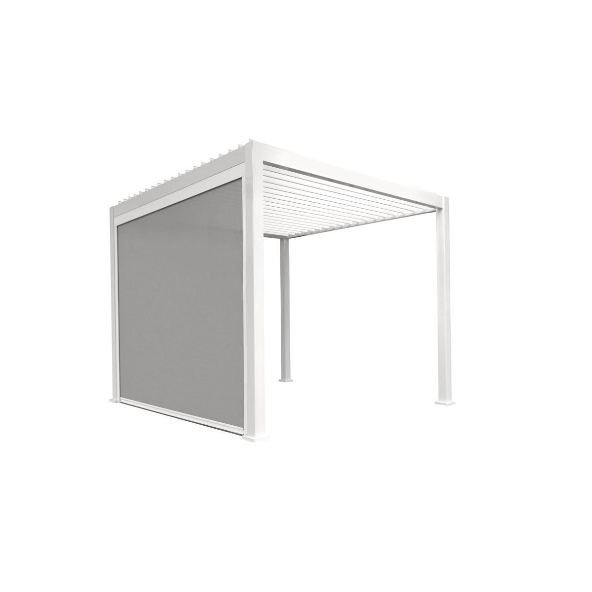 OMBREA Store Latéral 3m blanc pour Pergola Bioclimatique OMBREA®