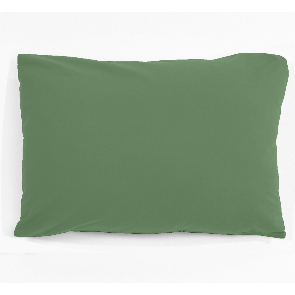 Taie d'oreiller unie en coton 51 fils 