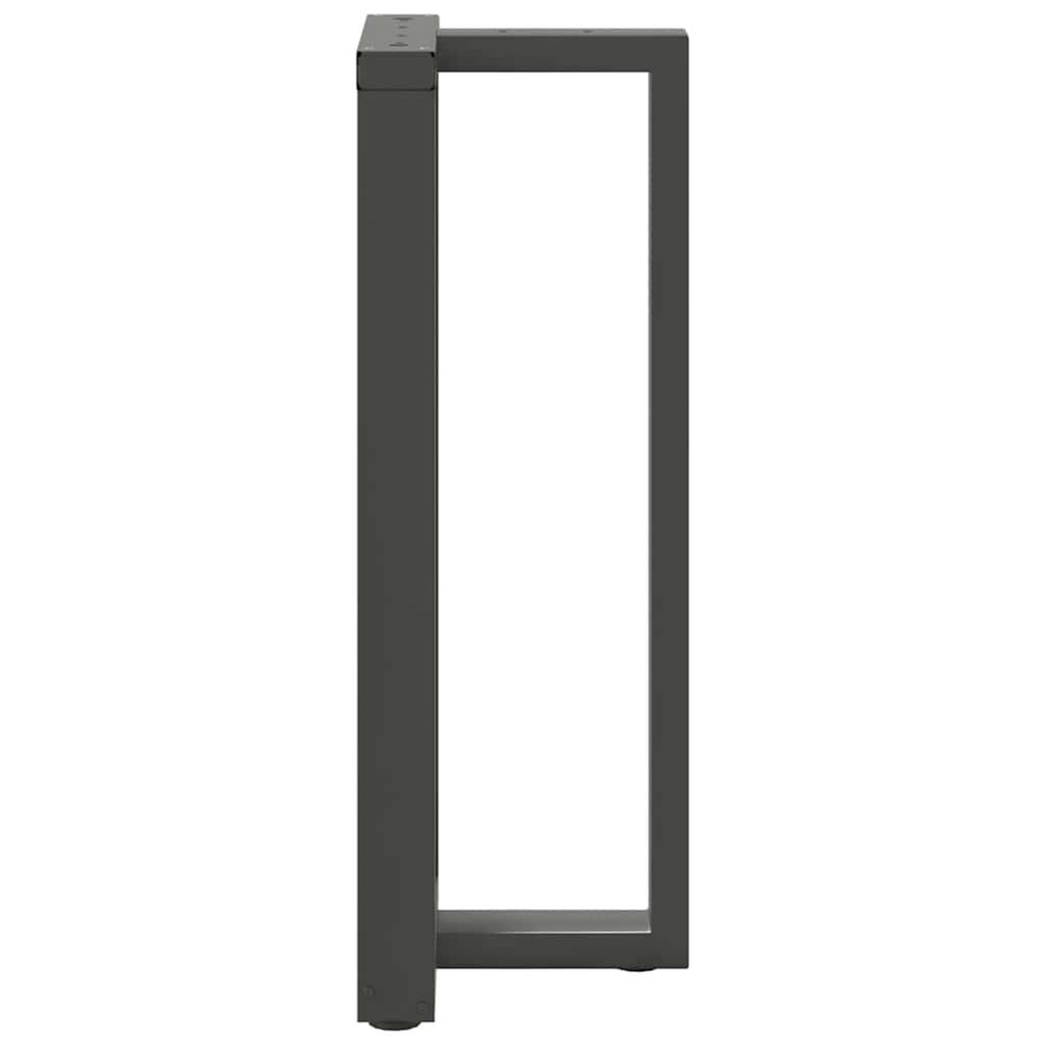 Voir la diapositive 5 : VIDAXL Pieds de table de bar forme de T 2 pcs anthracite acier