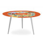 Voir la diapositive 4 : Paris Prix Table Basse 2 Covers  Kid  90cm Argent