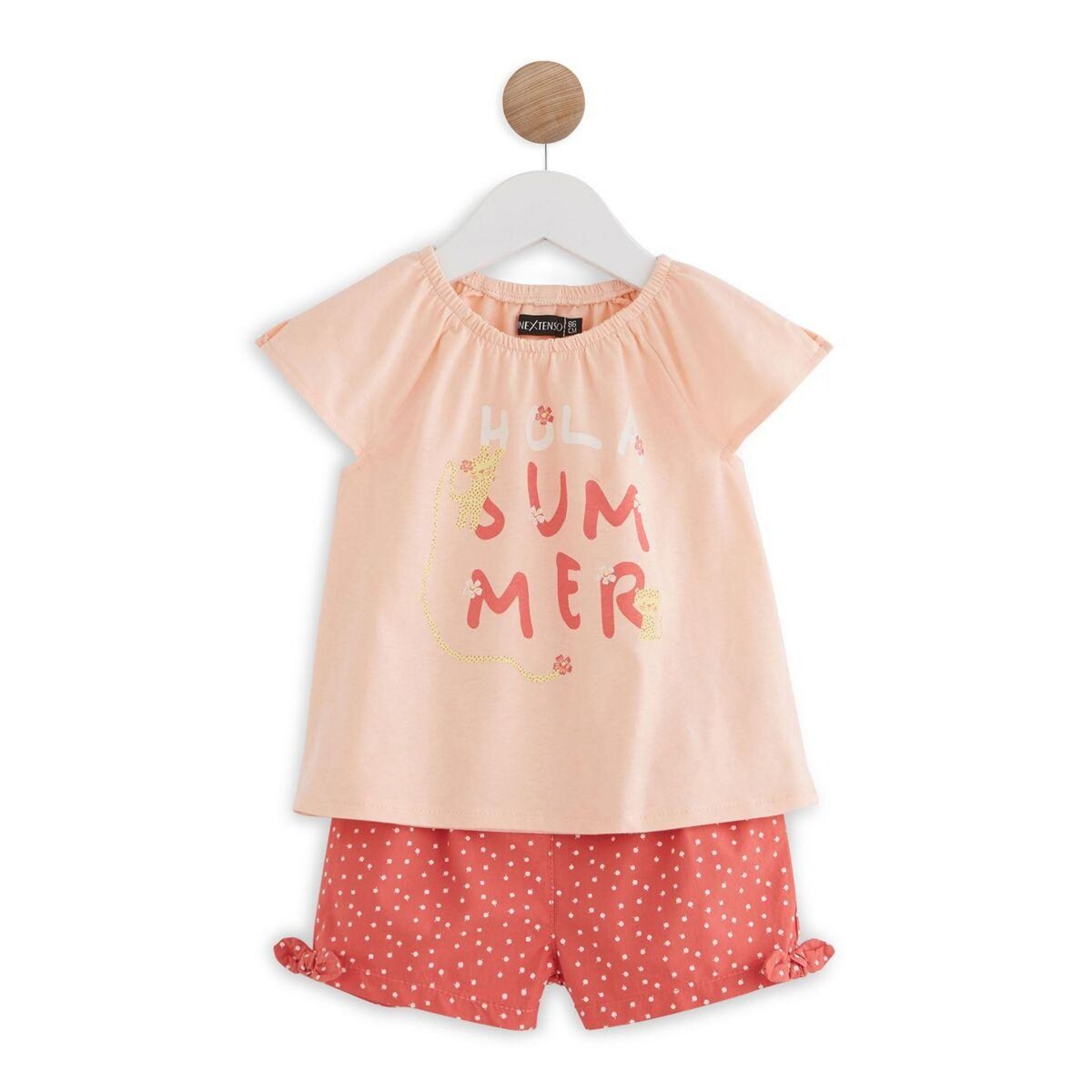 IN EXTENSO Ensemble débardeur + short bébé fille