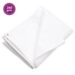 VIDAXL Bache 260 g/m^2 6x8 m Blanc PEHD
