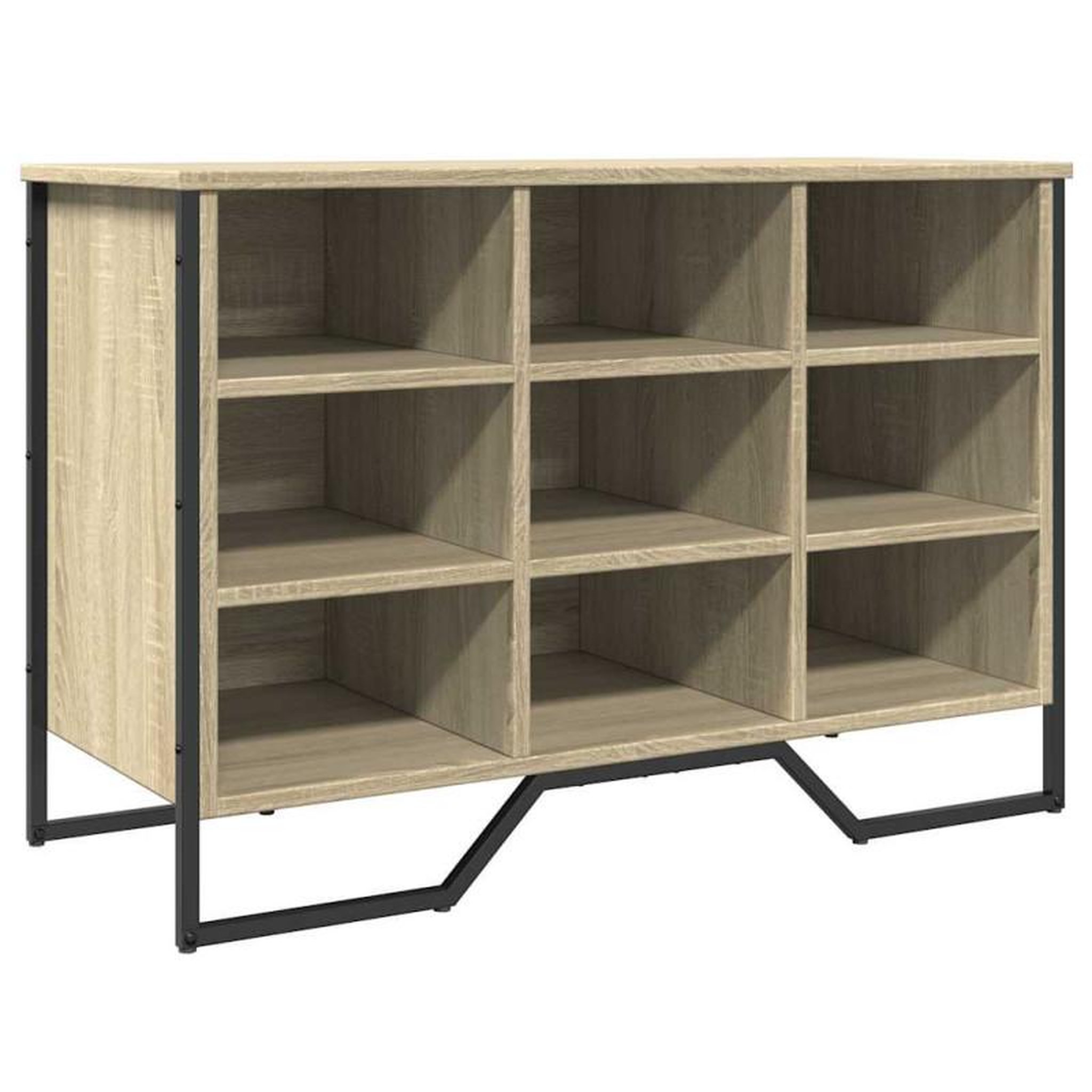 Voir la diapositive 2 : VIDAXL Armoire à chaussures chêne sonoma 90x38x61,5 cm bois ingénierie
